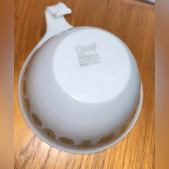 5 Vintage Corelle Butterfly Gold Flat hook mug cup set - Picture 3 of 3